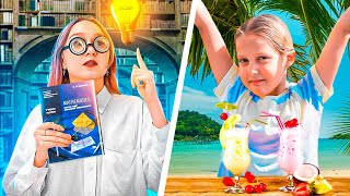 Nerd vs écolier cool 😎 Les vacances les plus cool de tous les temps | Défi avec les amis