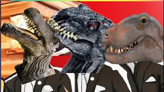 Spinosaurus Vs Indoraptor Vs Tarbosaurus - Dinosaurs Coffin Dance Song Cover