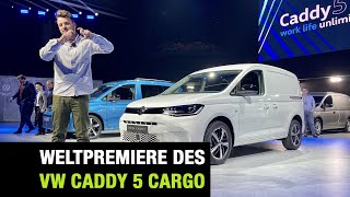 2020 VW Caddy 5 Cargo 🔨 Weltpremiere | Vorstellung | Review | Sitzprobe | Details | Motoren | Test.