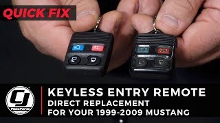 Mustang Install: Keyless Entry Remote for all 1999-2009 Mustangs