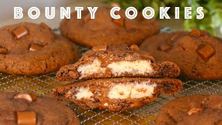 BOUNTY COOKIES | schmeckt wie das Original | Double Chocolate Chip Cookies