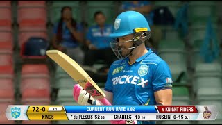 Faf Du Plessis Hits an Amazing Half Century in his Final Game | CPL 2023