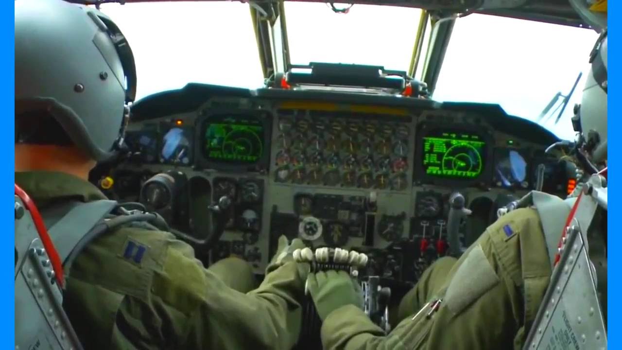 B 52 Cockpit VIEW Takeoff AND Landing VIDEO - 1 - YouTube