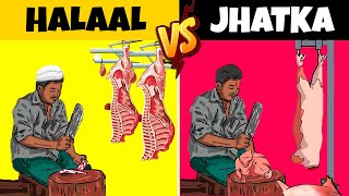 हलाल और झटका में क्या है फ़र्क? | मुस्लिम झटका क्यों नहीं खाते? | Halal Foods and Jhatka Difference