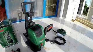 ماكينة غسيل السيارات من بوش.  AQT 37-13 Plus 1700-Watt Home and Car Washer