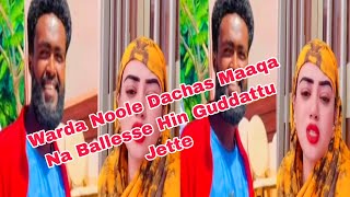 Warda Noole Dachas Maaqa Na Ballesse Hin Guddattu Jette