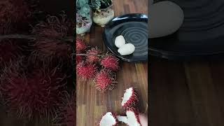 #Shorts/熱帶水果-紅毛丹#tropical fruits -rambutan.