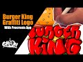 New GRAFFITI Burger King logo by Simon Dee 🍔