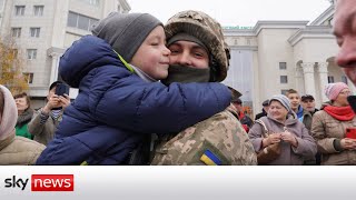 Ukraine War: Tears of relief and joy in liberated Kherson