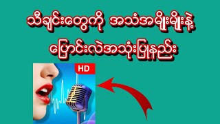 သီခ်င္းေတြကို အသံအမ်ိဳးမ်ိဳးနဲ႔ ေျပာင္းလဲအသံုးျပဳနည္း