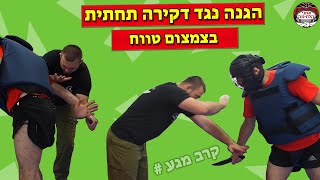 הגנה נגד סכין דקירה תחתית • בצמצום טווח • קרב מגע צה\