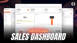 Sales Dashboard Website using HTML CSS JavaScript | Real-World Frontend Project 2025