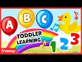 Learning Videos For Toddlers 👶 Learn ABC's, Colors, Numbers, Shapes 🌈 | Monkey Junior Play & Learn