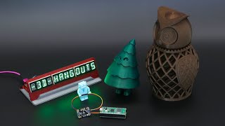 3D Hangouts – Countdown Clock, Owl and Tree with Shoes