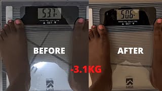 HOW I LOST 3KG IN A WEEK (DIET VLOG) | SOUTH AFRICAN YOUTUBER