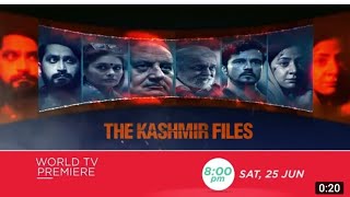 The Kashmir Files Full Movie Teaser On Zee Cinema | World Television Premiere | Promo Out | Anupam,