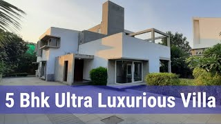 5 BHK Ultra Luxurious Individual Villa in Ahmedabad  id 215 |  Unique Style House In ahmedabad