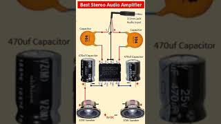 TDA2822 Best Stereo Amplifier Circuit | 2PieceComputer Speaker | Low voltage Dual channelamplifier