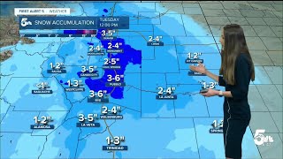 Tracking incoming snow overnight and into tomorrow