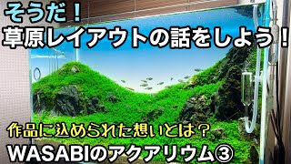 アクアリウムの話をしよう！WASABIの水草水槽③キューバパールグラス草原レイアウト編、ADAネイチャーアクアリウム立ち上げ初心者、水草レイアウト水槽の作り方動画、ミスト式、龍王石、６０cm水槽水景