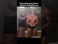 moms taking mirror pictures with their bodybuilding sons bodybuilding physique gym fitness