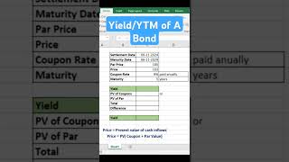 What is Yield of a Bond        #yield #ytm #bond