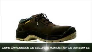 CBHS CHAUSSURE DE SECURITE HOMME REF CE 2845BM S3 TOUT TERRAIN BAS CROSS BOUT RECOUVERT www.cbhs.fr