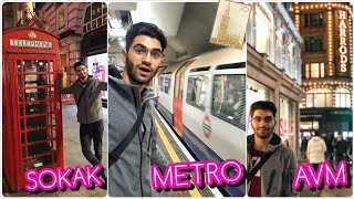 Gece Gece Londra'da Dolaşmak | Londra'nın En Lüks AVM'si |  Meşhur Londra Metrosu