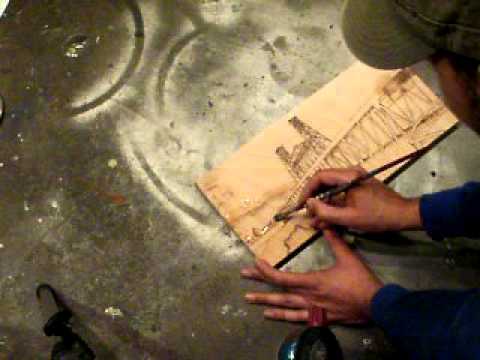 Pyrography Painting Shading Youtube