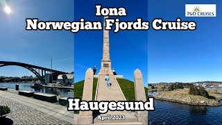 P\u0026O Iona Norwegian Fjords Cruise Vlog April 2023 G310 | Haugesund | The Glass House