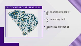 DHEC COVID cases in schools in South Carolina