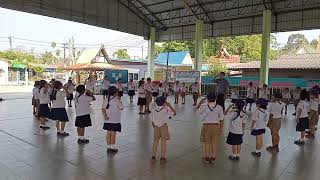 การสอนลูกเสือสำรองของโรงเรียนวัดบุนนาค