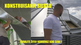 NAPRAVITE SILOS - ČUVAJTE KOD SEBE - evo kako se PRAVE - konstrukcija i rešenja za žitarice !