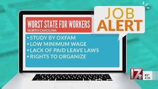 Job Alert: N.C. ranks as worst State for workers