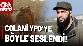 Colani YPG Hakkında Net Konuştu! HTŞ-YPG Sahada Karşı Karşıya Gelir Mi?