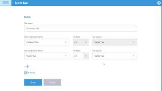 Add a Combined Tax | eHopper POS
