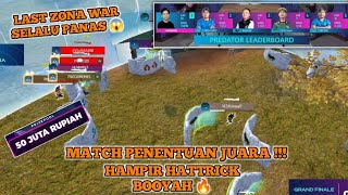 PANAS !! TOURNAMEN PRIZE 50 JUTA GRAND FINAL PLAYHERA PART 2 MATCH PENENTUAN JUARA 😱🔥