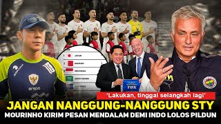 Sekelas Mourinho kirim pesan, Timnas dituntut Lolos Pildun! Diam2 STY banjir dukungan dari Eropa