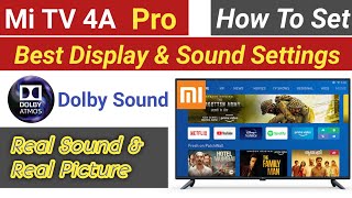 How To Set Best Display Settings \u0026 Best Sound Settings In Mi Tv🔥Mi Tv Best Display \u0026 Sound Settings