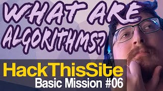 Revisiting HackThisSite.org - Basic 6, Exploring Algorithms