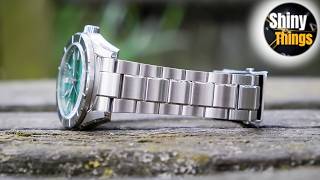 This Popular San Martin just got BETTER and MORE AFFORDABLE! - San Martin Malachite Dial SN0130G-B