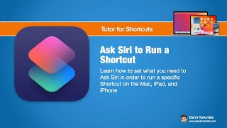 Ask Siri to Run a Shortcut on the Mac, iPad, and iPhone