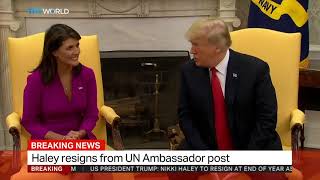 Haley has done 'a fantastic job' – Trump