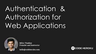 Authentication and Authorization in Web2Py | Web Applications Session Based & JWT Auth