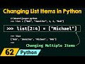 Changing List Items in Python