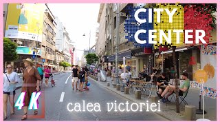 ▪4K▪ Bucharest: Calea Victoriei - promenade walk through the center of Little Paris