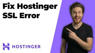 Fix Hostinger SSL Error (2026 Easy Guide)