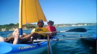 kayak sail  bic tobago 30- 07-12