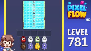Pixel Flow Level 781 Solution Walkthrough