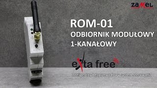 ROM-01 Radiowy odbiornik modułowy 1-kanałowy exta free Zamel